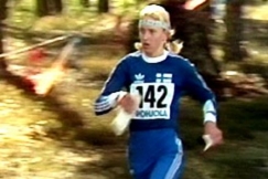 Kuva: Outi Borgenstr�m suunnistuksen MM-kisoissa. (1979) YLE kuvanauha.