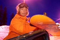 Kuva: Lumilautailija Sami Saarenp��. (2004) YLE kuvanauha.