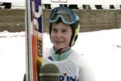 Kuva: M�kihypp��j� Janne Ahonen 14-vuotiaana. (1992) YLE kuvanauha.