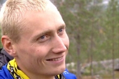 Kuva: Yhdistetyn hiiht�j� Hannu Manninen. (1997) YLE kuvanauha.