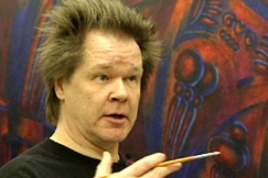 Kuva: Taidemaalari Markus Heikker�. (2006) YLE kuvanauha.