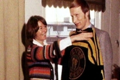 Kuva: Raimo Kilpi� puolisoineen 1977. YLE kuvanauha