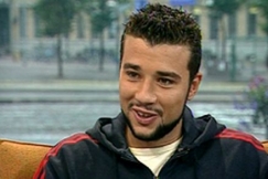 Kuva: Alexei Eremenko Jr. Ykk�sen Aamu-tv:n haastattelussa 2004. YLE kuvanauha