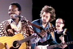 Kuva: Marie-Alphonse Liwata, Hasse Walli ja Otto Donner. (1981) YLE kuvanauha.