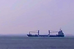 Kuva: Tankkeri purjehtimassa It�merell�. YLE kuvanauha.