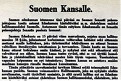 Kuva: Suomen itsen�isyysjulistus (1917).