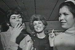 Kuva: Kolme naismalli kertoo ty�st��n. YLE kuvanauha. 