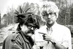 Kuva: Luontoillan juontajat Heiki ja Pekka. (1986) H�kan Sandblom/YLE  Kuvapalvelu.