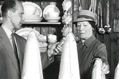 Kuva: Iida Onerva ja toimittaja. YLE kuvanauha.