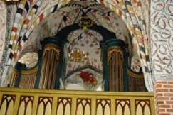 Kuva: Taivassalon kirkon urut. Kuvaaja Jarmo Nieminen.