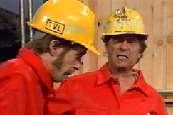 Kuva: Esa Pakarinen jr. ja Helge Herala. YLE kuvanauha.