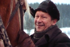 Kuva: Leo Jokela n�ytteli Mattia tv-elokuvassa Rautatie. YLE kuvanauha.