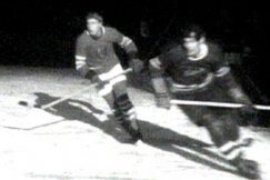 Kuva: Suomi-Kanada-j��kiekko-ottelu. (1949) YLE kuvanauha.