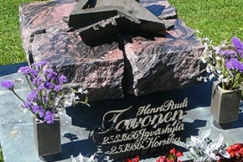 Kuva: Henri Toivosen hauta. (2007) Arto Teronen.