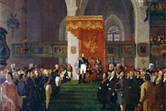 Kuva: Porvoon valtiop�ivill� m��riteltiin Suomen asema. YLE kuvanauha.