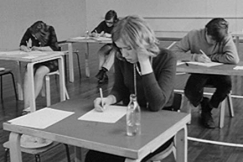 Kuva: Ylioppilaskirjoitukset vuonna 1969. YLE kuvanauha. 