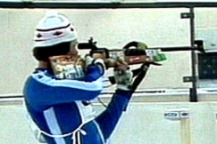 Kuva: Heikki Ikola ampumahiihdon MM-kisoissa. (1981) YLE kuvanauha.