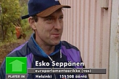 Kuva: Europarlamentaarikko Esko Sepp�nen (1996). YLE kuvanauha.