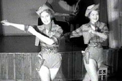 Kuva: Tanssityt�t Vihre�n Oksan karsinnoissa (1957). YLE kuvanauha.