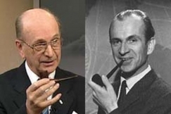 Kuva: Paavo Salmensuu vuonna 2009 ja 1960-luvulla. YLE kuvanauha ja Kalle Kultala.