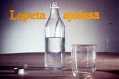 Kuva: Tietoisku varoittaa liiasta juomisesta (1982). YLE kuvanauha.