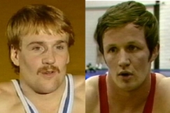 Kuva: Hannu Lahtinen ja Tapio Sipil� (1983). YLE kuvanauha (montaasi).