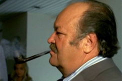 Kuva: N�yttelij� William Conrad (1976). YLE kuvanauha.