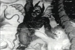 Kuva: Paholainen Haukiputaan kirkossa (1967). YLE kuvanauha.