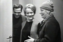 Kuva: Heikki ja Kaija Lahtiskan luona (1970). YLE kuvanauha.