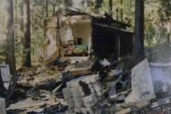 Kuva: Palanut talo Kivinokassa. YLE kuvanauha.