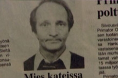 Kuva: Antero Harju Kadonneet-ohjelmassa (2010). Kuva Yle kuvanauha.