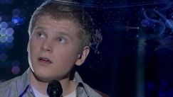 Kuva: Paradise Oskar Suomen euroviisujen alkukarsinnassa (2011). Yle kuvanauha.