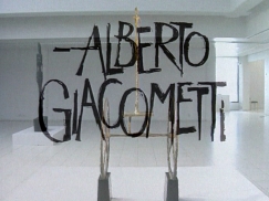 Kuva: Alberto Giacomettin n�yttely Sara Hild�nin taidemuseossa (1992). Yle kuvanauha.