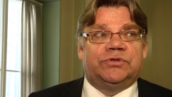 Kuva: Perussuomalaisten puheenjohtaja Timo Soini. YLE kuvanauha.