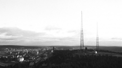 Kuva: Lahden radiomastot (1929). Yle Kuvapalvelu.