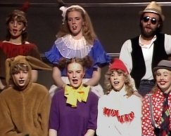 Kuva: Tampereen lastentarhanopettajaopiston opiskelijat. Yle kuvanauha. 1984