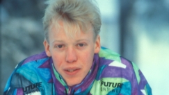 Kuva: Jari Isomets� vuotta ennen Albertvillen olympialaisia. Kuva: Pentti Pekkala.