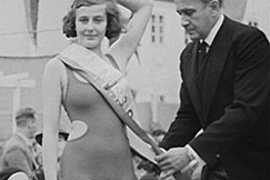 Kuva: Vuoden 1933 Miss Suomi, Ester Toivonen. YLE kuvanauha.