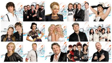 Suomen euroviisuehdokkaat 2010 (Kuva: YLE)