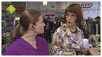 Anu Brask ja Mimosa Koiranen (copyright YLE/videokuvaa)