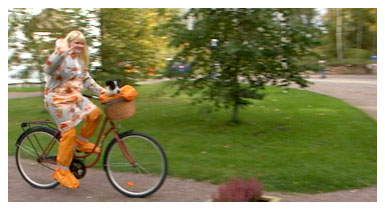 Suihkuverhosta sadeasu (copyright YLE/videokuvaa)