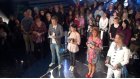 Tartu Mikkiin -ohjelman artistivieraat kysymysten äärellä 15.4.2011 (kuva: YLE)
