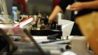 Tangomarkkinat 2012 semifinaali Turku: Meikkipöytä (kuva: Yle)