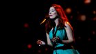 Pernilla ensimmäisen semifinaalin kenraaliharjoituksessa (kuva: Elke Roels (EBU))