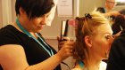 Tangomarkkinat 2012 semifinaali Turku:  Pia Pasasen meikki ja hiukset (kuva: Yle)