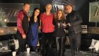 Samin vieraana Heikki Koskelo, Anne Mattila, Marko Maunuksela & Emilia Ekström (kuva: Yle)