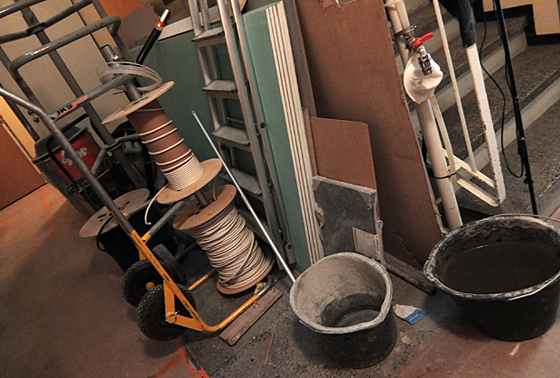 Elämää putkiremontin naapurissa. Kuva: Siiri Huttunen, Yle Olotila