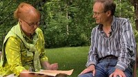 Heikki Kiuru vastaa katsojakysymyksiin. Kuva: Puutarhaunelmia