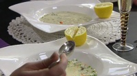 Osterikeitto Strömsön ohjeella. Kuva: Strömsö