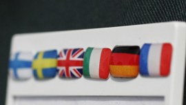 Kielten sekamelskaa Brysselissä. Kuva: Satu Pirinen